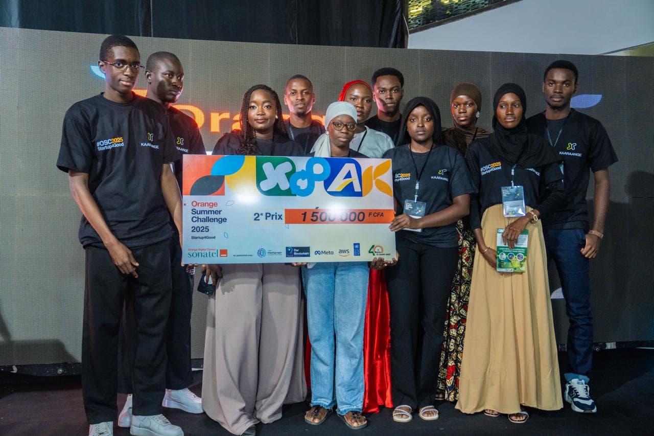 L'équipe Kaaraange après l'Orange Summer Challenge 2025